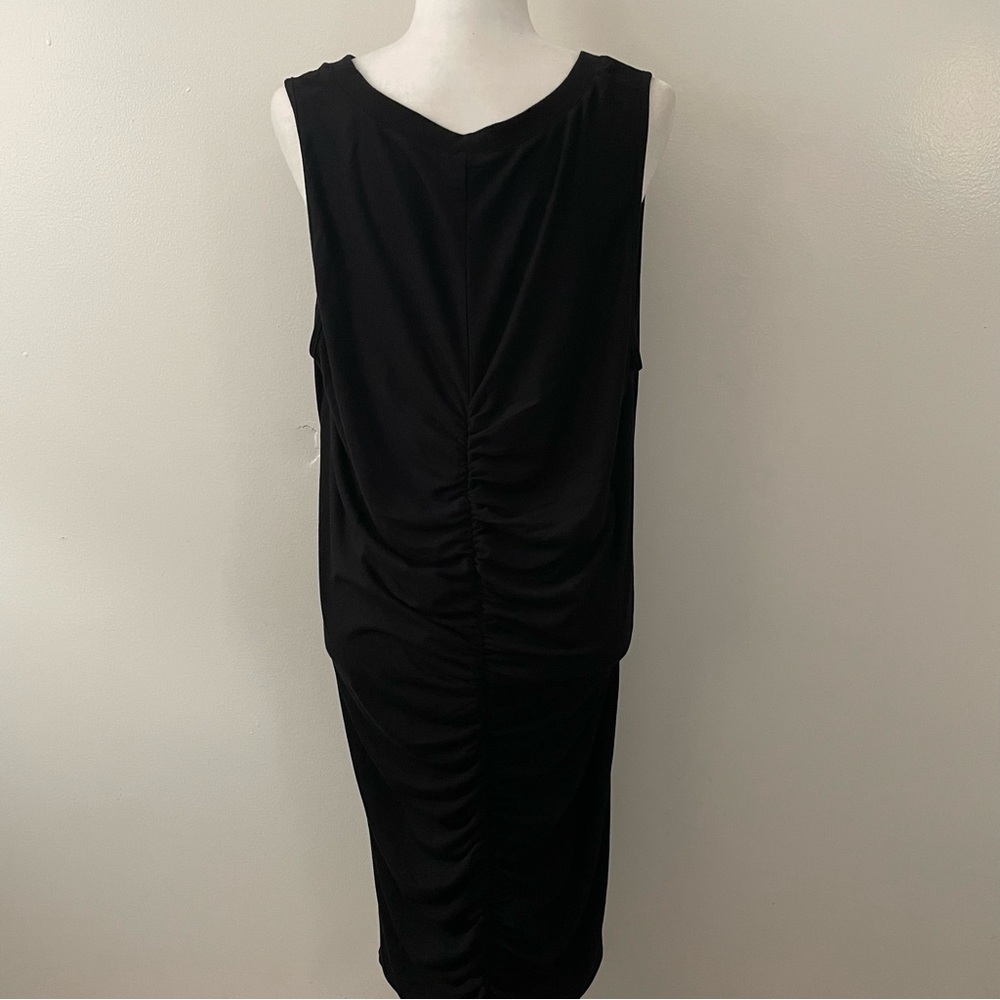 Mini Jersey Runched Bodycon Dress